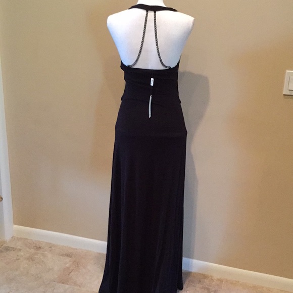SKY Dress Chain Maxi Halter Open Sides Bodycon NWT - Picture 5 of 8